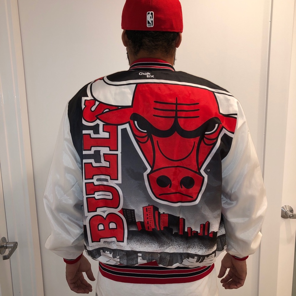Chalk line Chicago bulls fanimation jacket 90s